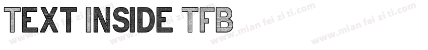 Text Inside TFB字体转换